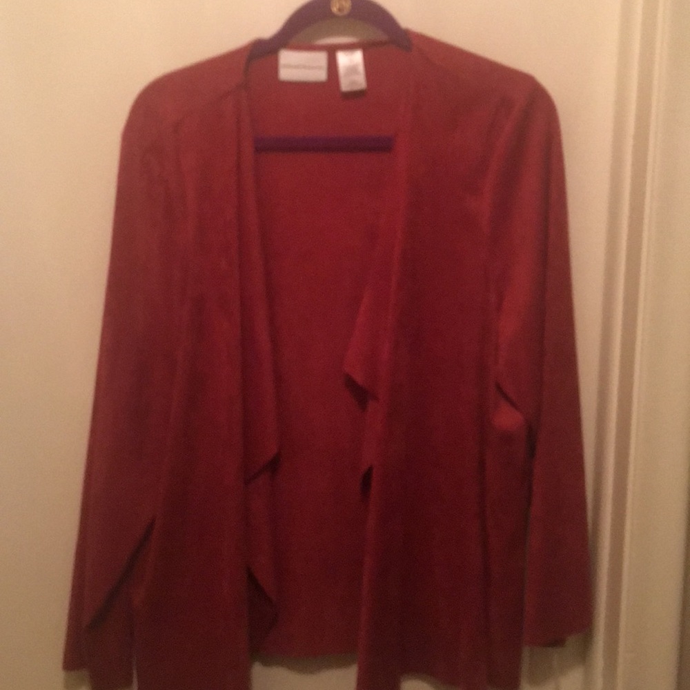 Light weight jacket- More rustic than red in color